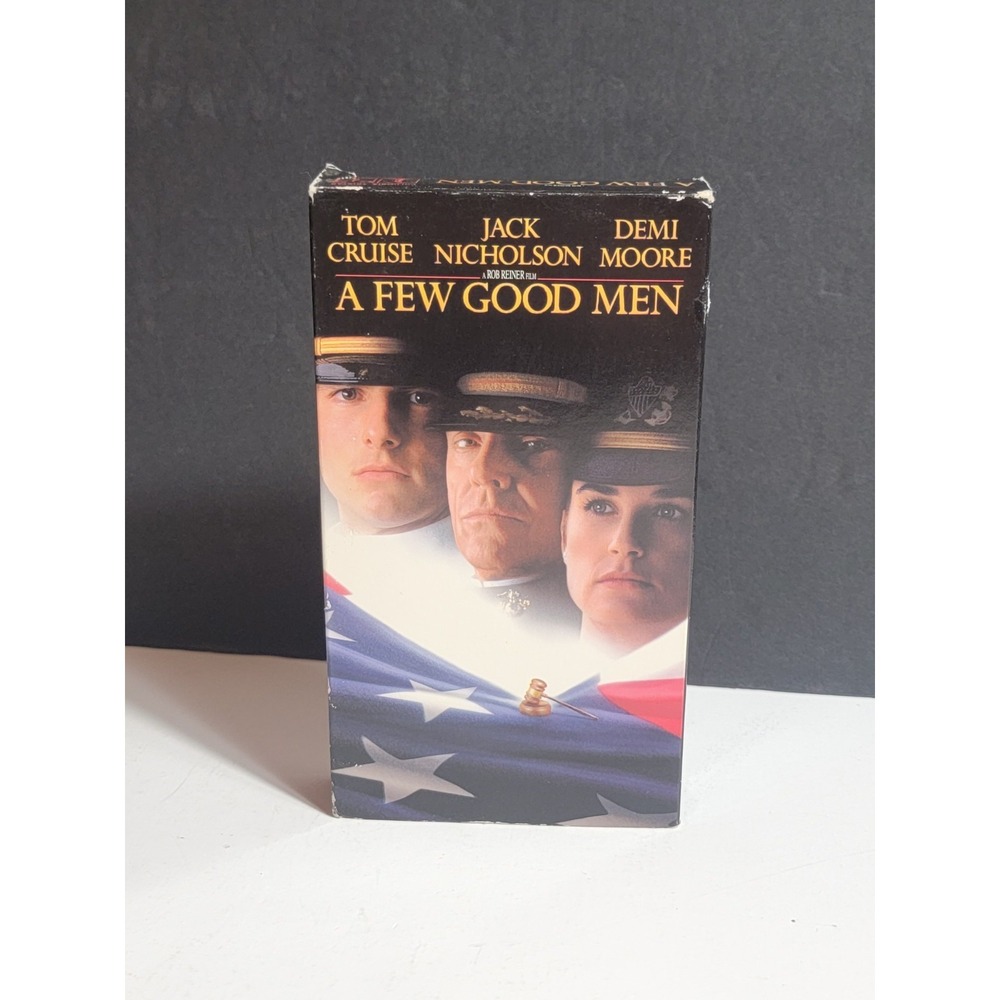 A Few Good Men VHS Tape 1993 Tom Cruise Jack Nicholson Rob Reiner Drama NTSC